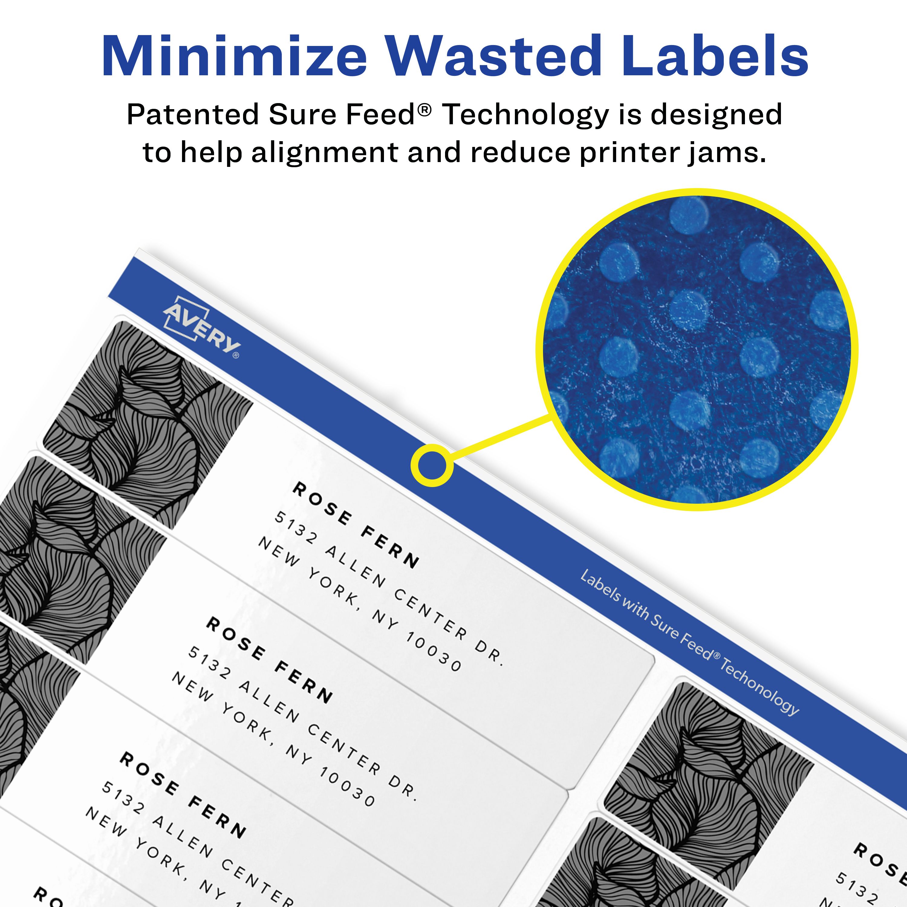Easy Peel® Address Labels with Sure Feed 5161 | Avery